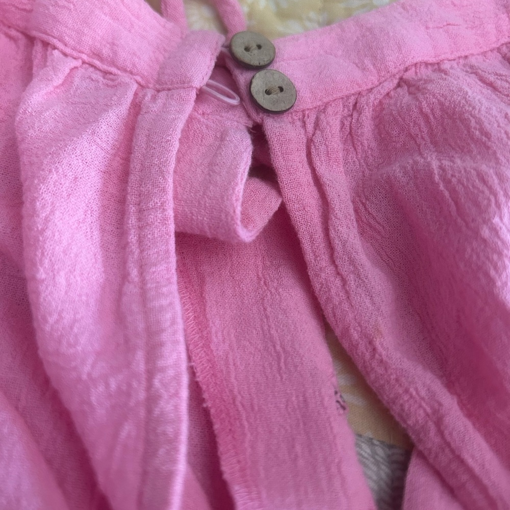 NWOT Free People The Only One Mini Dress
Size Small Pink
Ruched fitted bottom - Picture 5 of 8
